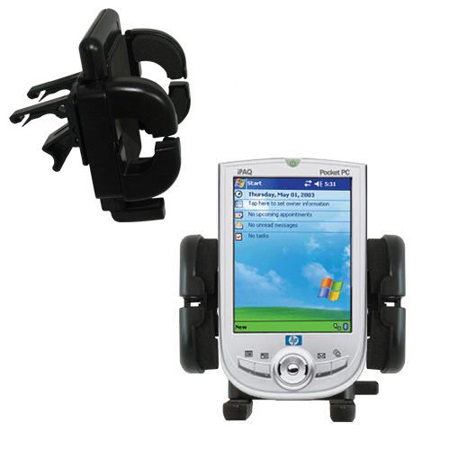 Vent Swivel Car Auto Holder Mount compatible with the HP iPAQ h1915 / h 1915