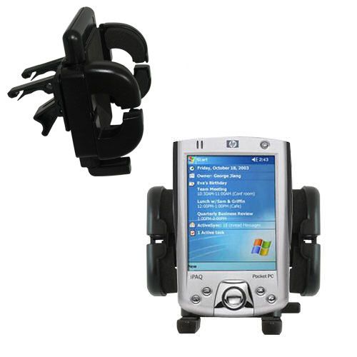 Vent Swivel Car Auto Holder Mount compatible with the HP iPAQ h2200 h2215 h2210 Series