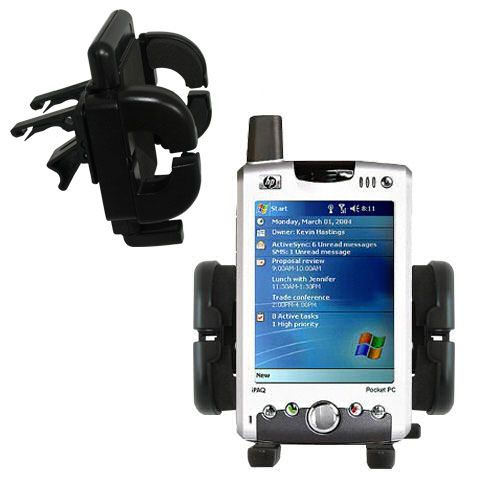 Vent Swivel Car Auto Holder Mount compatible with the HP iPAQ h6320 / h 6320
