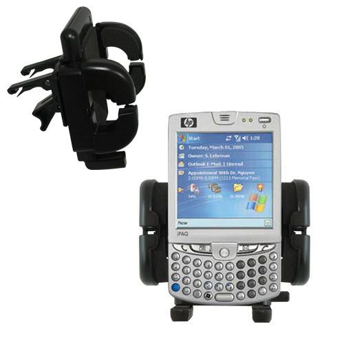 Vent Swivel Car Auto Holder Mount compatible with the HP iPAQ hw6510 hw6515 6515a
