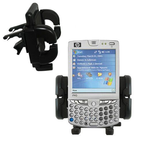 Vent Swivel Car Auto Holder Mount compatible with the HP iPAQ hw6515a / hw 6515a