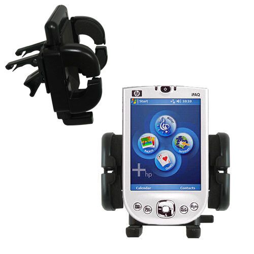 Vent Swivel Car Auto Holder Mount compatible with the HP iPAQ rx1955 / rx 1955
