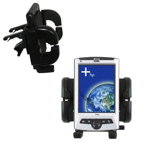 Vent Swivel Car Auto Holder Mount compatible with the HP iPAQ rz1700 rz1710 Series