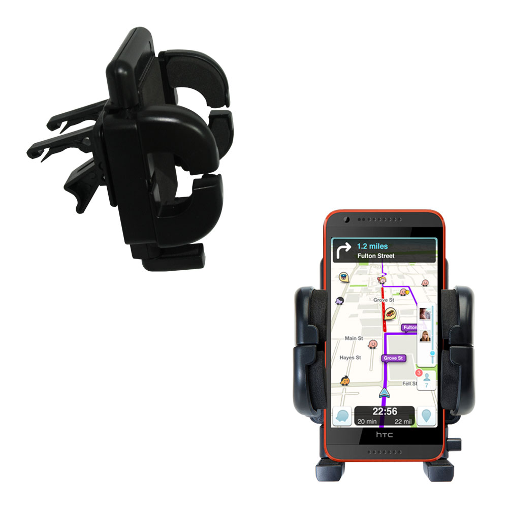 Vent Swivel Car Auto Holder Mount compatible with the HTC Desire 620