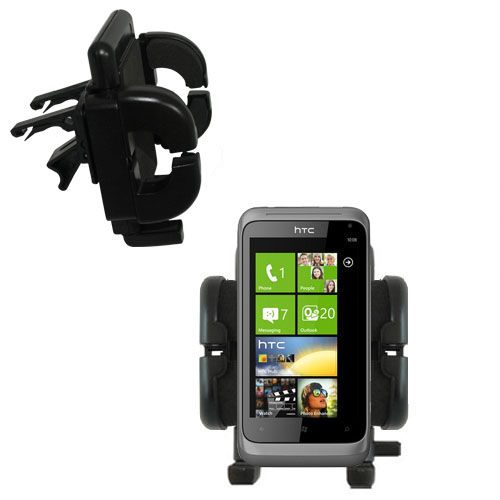Vent Swivel Car Auto Holder Mount compatible with the HTC Omega