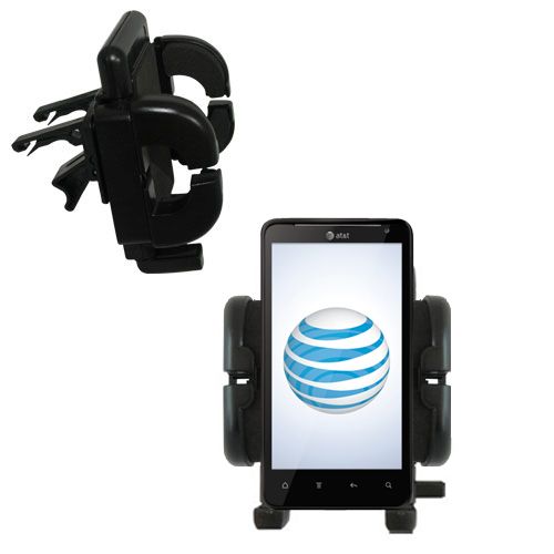 Vent Swivel Car Auto Holder Mount compatible with the HTC Vivid
