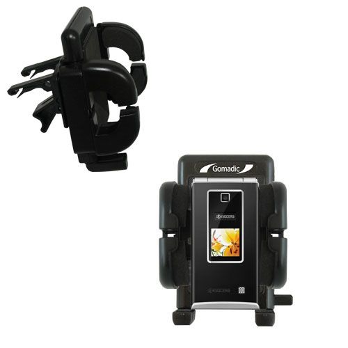 Gomadic Air Vent Clip Based Cradle Holder Car / Auto Mount suitable for the Kyocera S4000 Mako - Lifetime Warranty