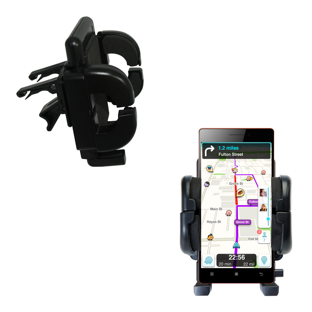 Vent Swivel Car Auto Holder Mount compatible with the Lenovo VIBE X2 Pro