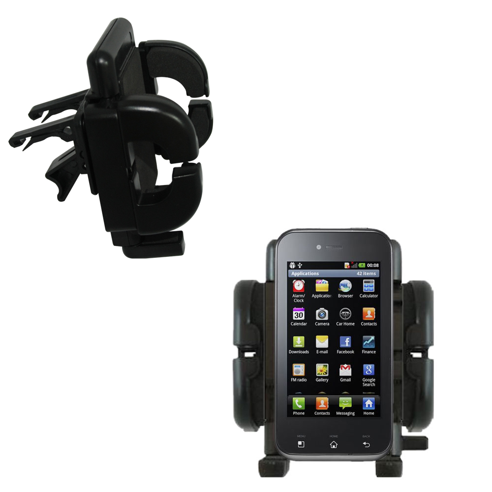 Vent Swivel Car Auto Holder Mount compatible with the LG 1045 730
