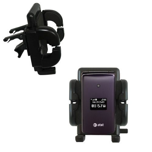 Gomadic Air Vent Clip Based Cradle Holder Car / Auto Mount suitable for the LG CU515 - Lifetime Warranty