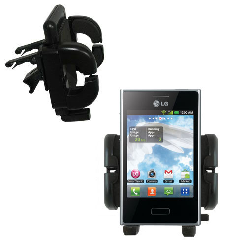 Vent Swivel Car Auto Holder Mount compatible with the LG E400