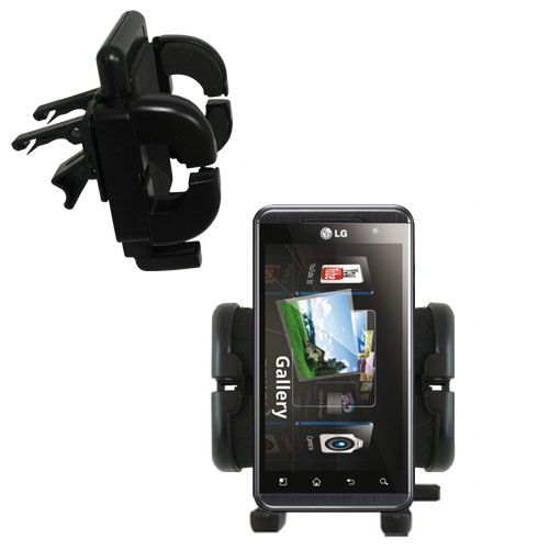 Vent Swivel Car Auto Holder Mount compatible with the LG Optimus 3D