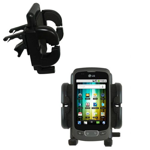 Vent Swivel Car Auto Holder Mount compatible with the LG Optimus One
