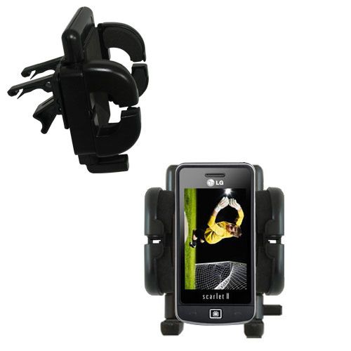 Vent Swivel Car Auto Holder Mount compatible with the LG Scarlet II