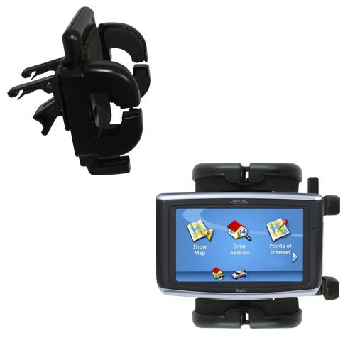 Gomadic Air Vent Clip Based Cradle Holder Car / Auto Mount suitable for the Magellan Maestro 4000 - Lifetime Warranty