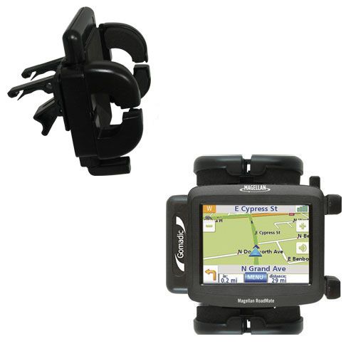 Vent Swivel Car Auto Holder Mount compatible with the Magellan Roadmate 1212