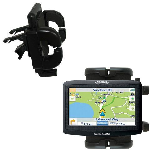 Vent Swivel Car Auto Holder Mount compatible with the Magellan Roadmate 1400