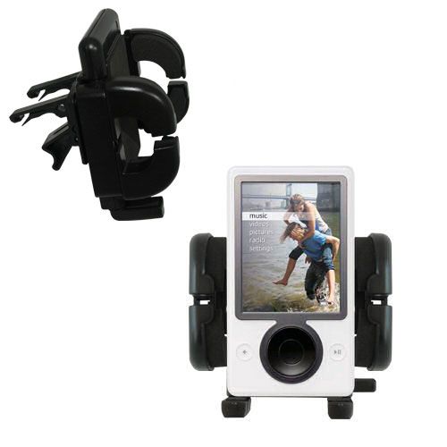 Vent Swivel Car Auto Holder Mount compatible with the Microsoft Zune (1st Generation)