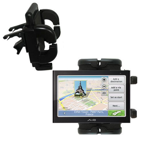 Vent Swivel Car Auto Holder Mount compatible with the Mio C728
