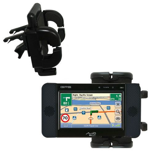 Vent Swivel Car Auto Holder Mount compatible with the Mio C810