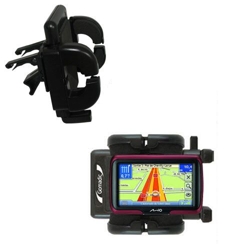 Vent Swivel Car Auto Holder Mount compatible with the Mio Moov M300