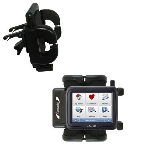 Vent Swivel Car Auto Holder Mount compatible with the Mio Moov M301