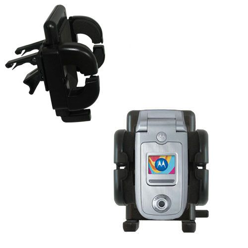 Gomadic Air Vent Clip Based Cradle Holder Car / Auto Mount suitable for the Motorola A668 - Lifetime Warranty