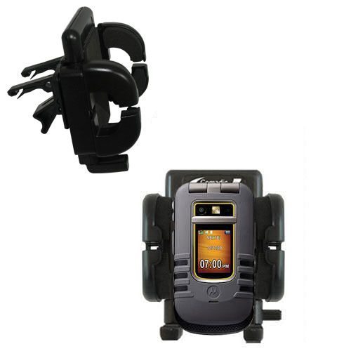 Vent Swivel Car Auto Holder Mount compatible with the Motorola Brute i680