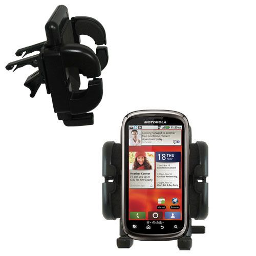 Vent Swivel Car Auto Holder Mount compatible with the Motorola CLIQ 2