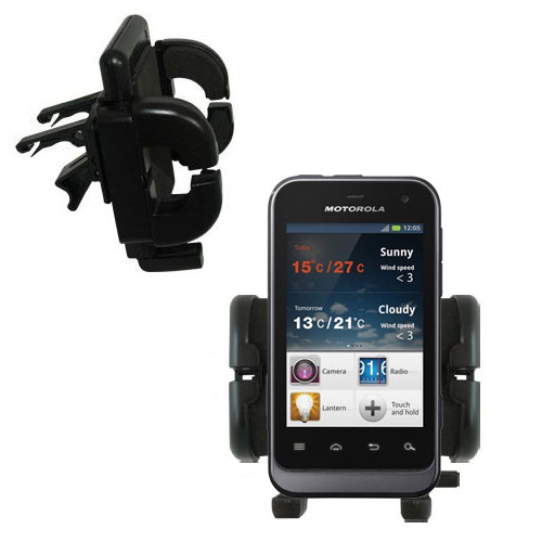 Vent Swivel Car Auto Holder Mount compatible with the Motorola DEFY Mini / XT320