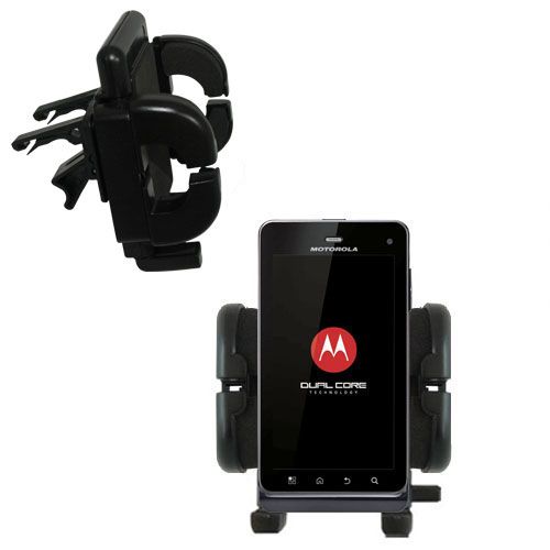 Gomadic Air Vent Clip Based Cradle Holder Car / Auto Mount suitable for the Motorola MILESTONE 3 - Lifetime Warranty