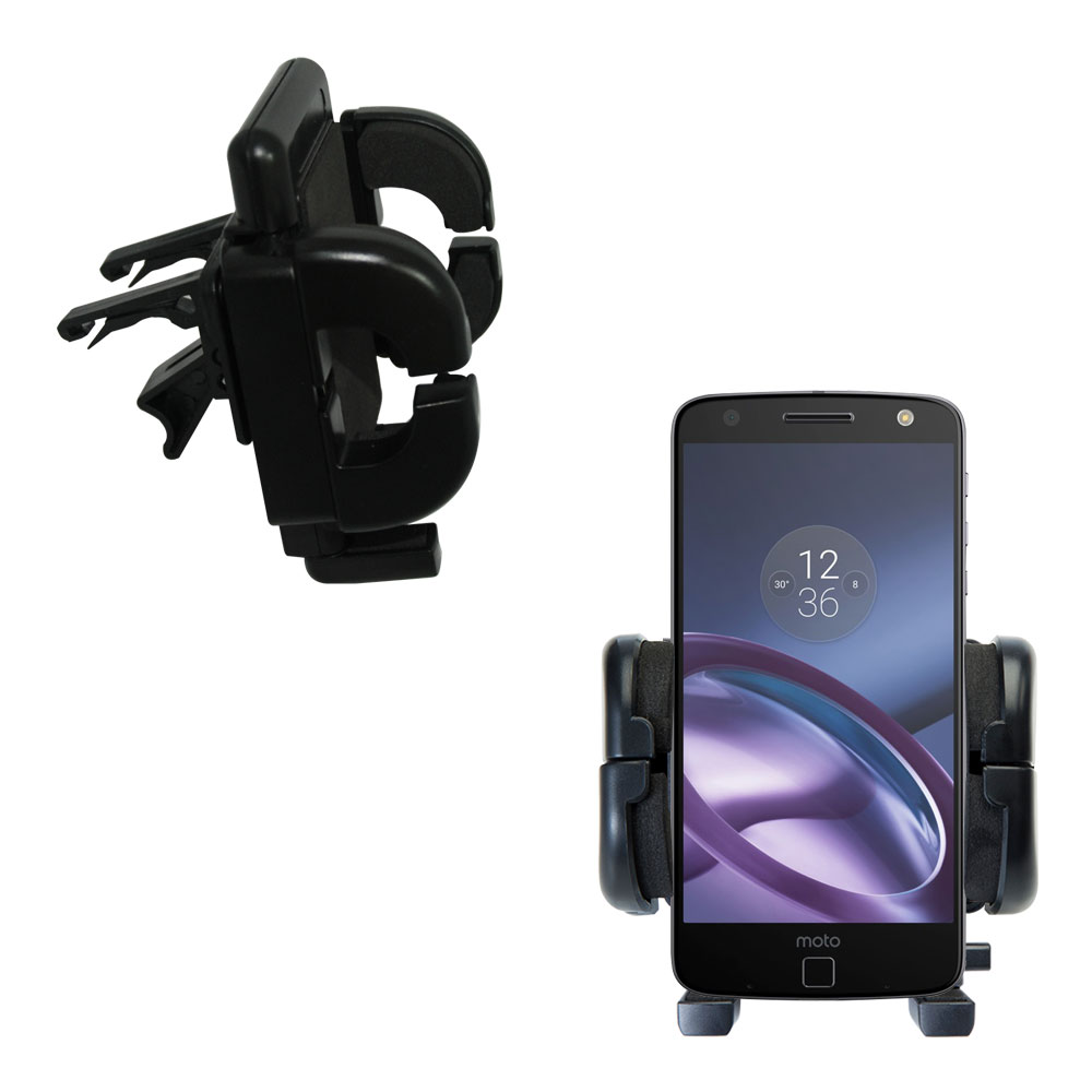 Vent Swivel Car Auto Holder Mount compatible with the Motorola Moto Z Force