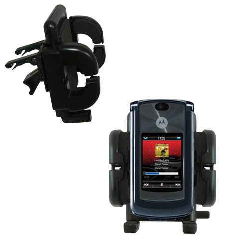 Vent Swivel Car Auto Holder Mount compatible with the Motorola MOTORAZR 2 V9