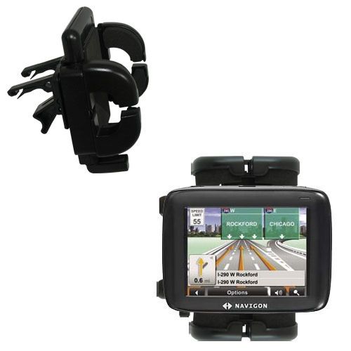 Vent Swivel Car Auto Holder Mount compatible with the Navigon 2120 2120 max