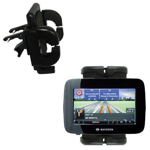 Vent Swivel Car Auto Holder Mount compatible with the Navigon 2120 max