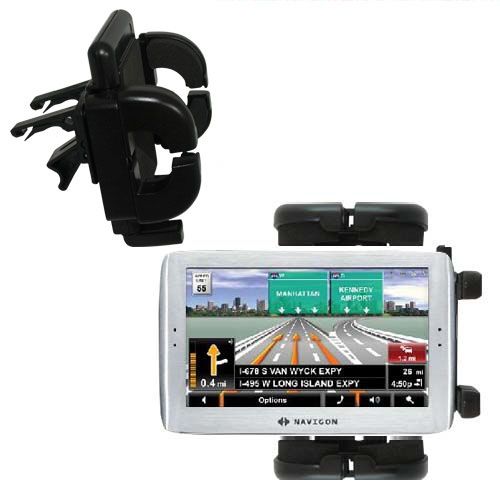 Vent Swivel Car Auto Holder Mount compatible with the Navigon 8100T