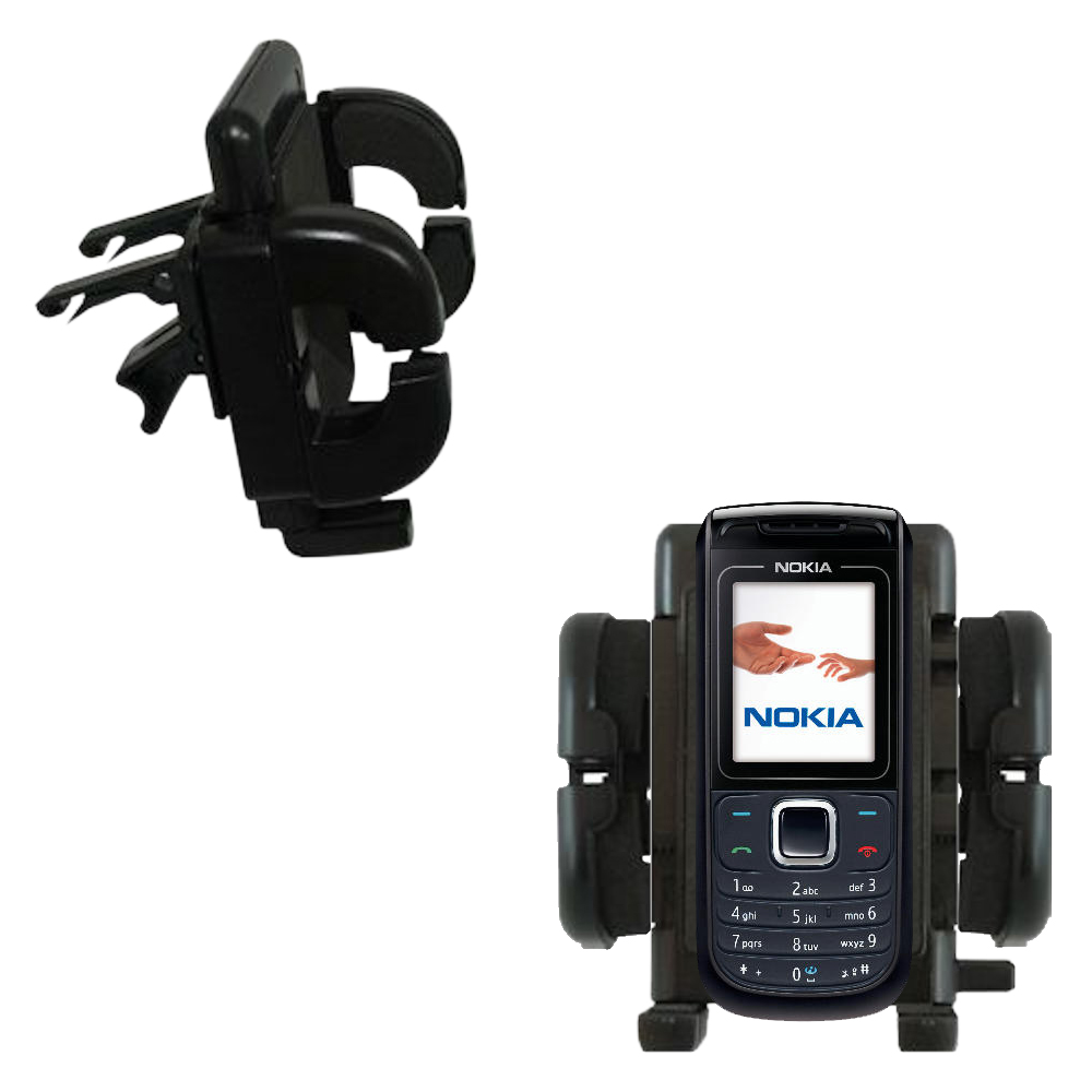 Vent Swivel Car Auto Holder Mount compatible with the Nokia 1650 1661 1680