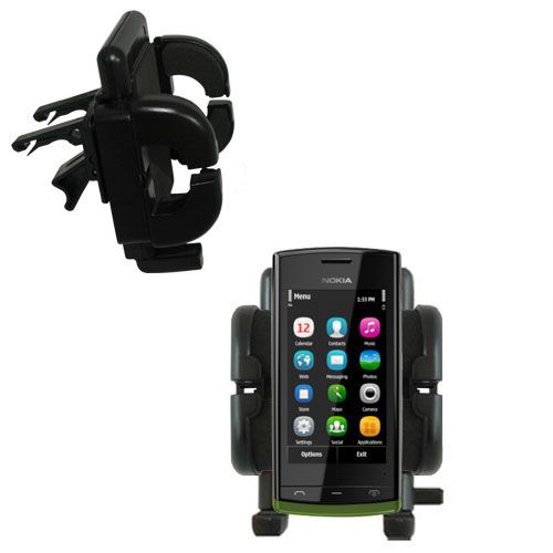 Gomadic Air Vent Clip Based Cradle Holder Car / Auto Mount suitable for the Nokia 500 - Lifetime Warranty