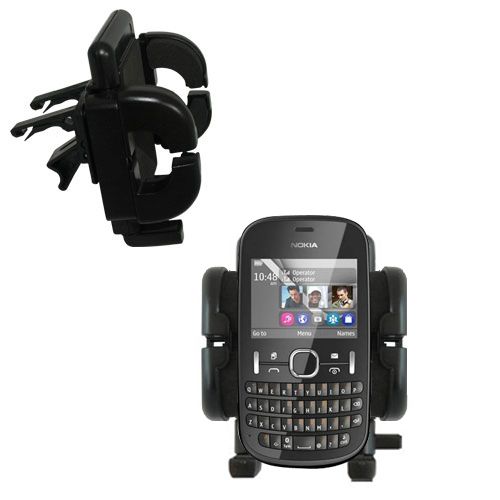 Vent Swivel Car Auto Holder Mount compatible with the Nokia Asha 200