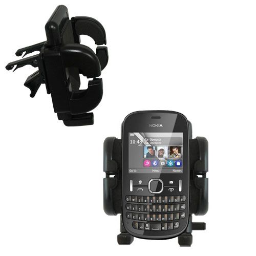 Vent Swivel Car Auto Holder Mount compatible with the Nokia Asha 201