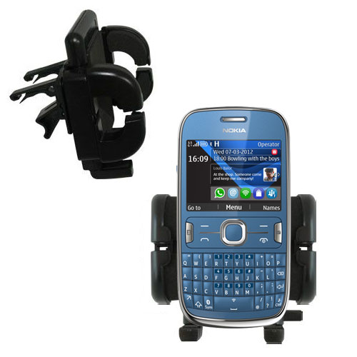 Vent Swivel Car Auto Holder Mount compatible with the Nokia Asha 302