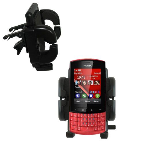 Vent Swivel Car Auto Holder Mount compatible with the Nokia Asha 303