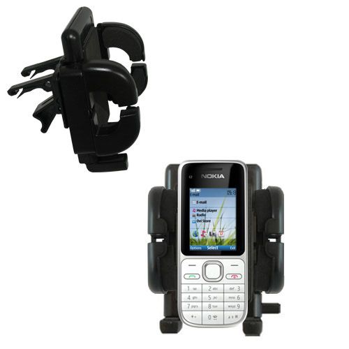 Vent Swivel Car Auto Holder Mount compatible with the Nokia C2-01