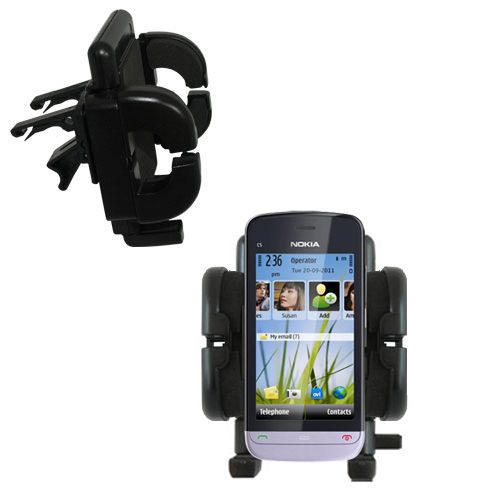 Vent Swivel Car Auto Holder Mount compatible with the Nokia C5-05