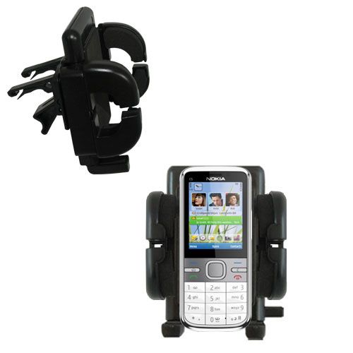 Vent Swivel Car Auto Holder Mount compatible with the Nokia C5 5MP