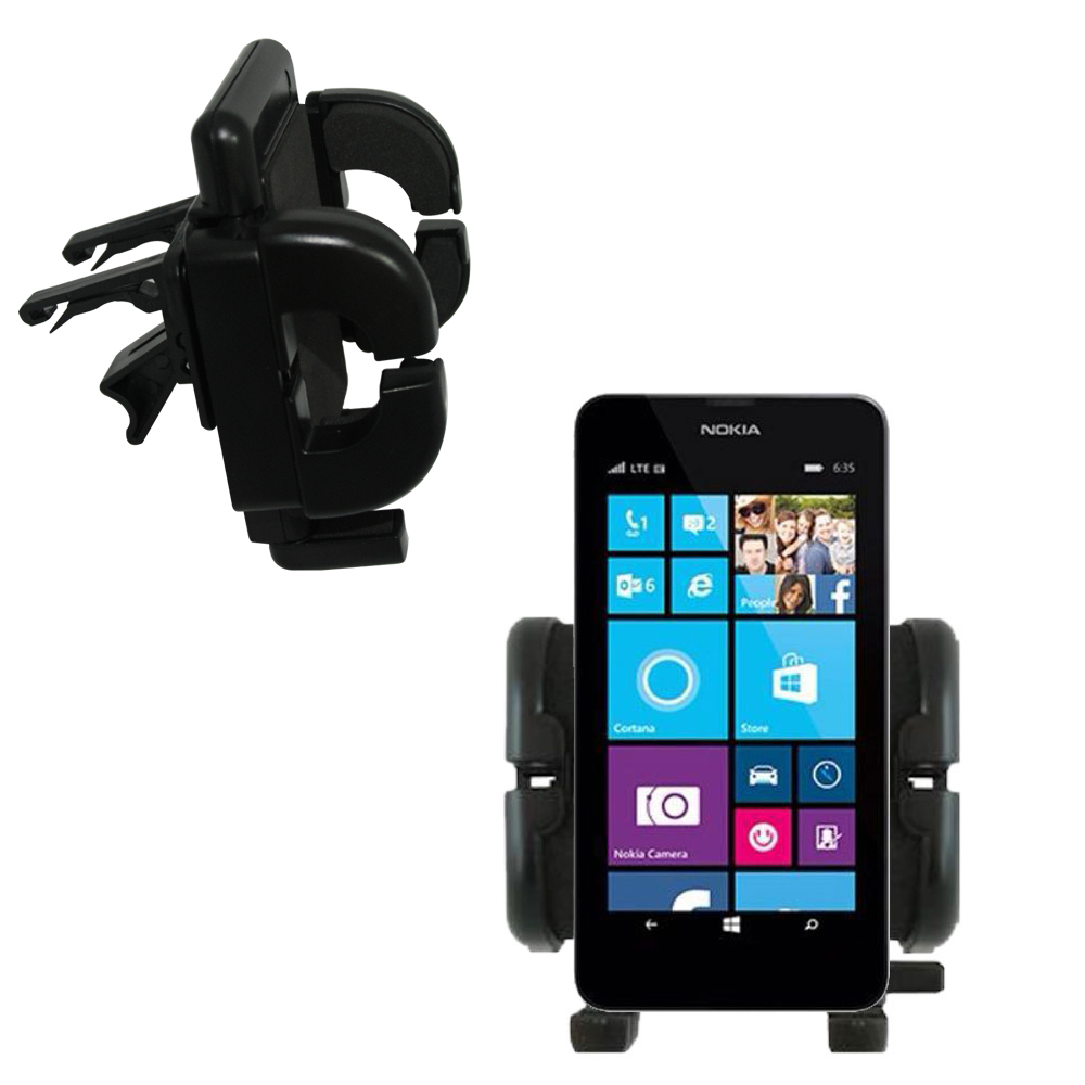 Vent Swivel Car Auto Holder Mount compatible with the Nokia Lumia 635