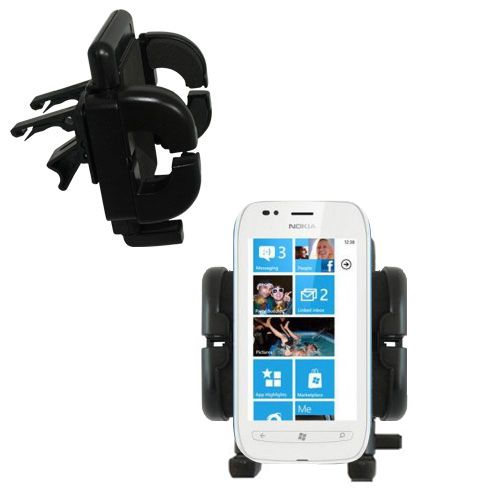 Vent Swivel Car Auto Holder Mount compatible with the Nokia Lumia 710