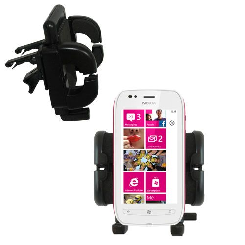 Gomadic Air Vent Clip Based Cradle Holder Car / Auto Mount suitable for the Nokia Sabre - Lifetime Warranty