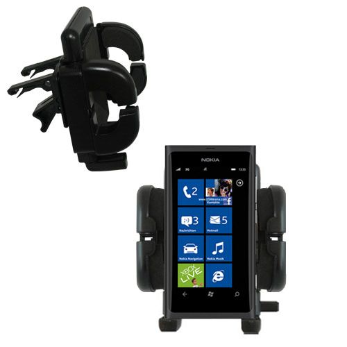 Gomadic Air Vent Clip Based Cradle Holder Car / Auto Mount suitable for the Nokia Sun - Lifetime Warranty