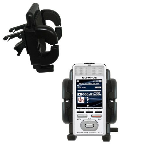 Vent Swivel Car Auto Holder Mount compatible with the Olympus DM-2